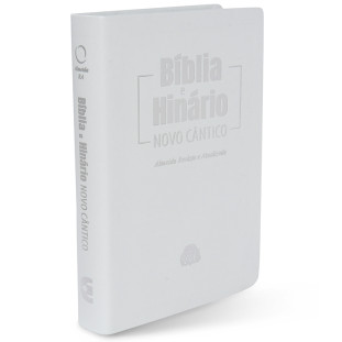 Bíblia e Hinário RA 047 LM - capa luxo branca