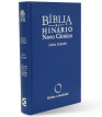 Bíblia e Hinário RA 063 Letra Grande - capa dura azul indigo